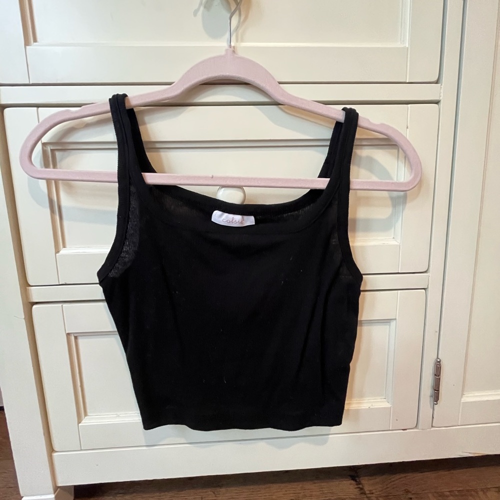 Colsie Black Tank Top